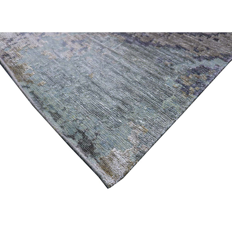 Hand Woven Wool Abstract Area Rug, Rectangle 10' x 14'