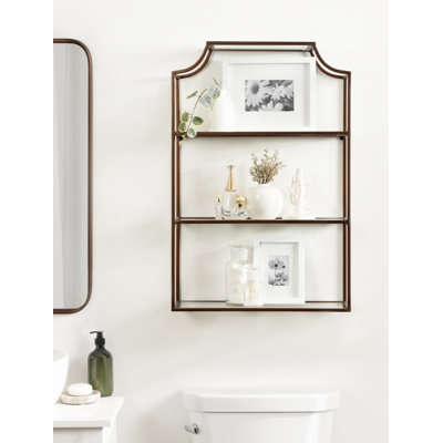 Turgut 4-Tiered Metal Accent Shelf