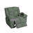 Manual Recliner Chair With Padded Armrests - Overstuffed Corduroy Upholstery, Solid Wood Frame, 400Lb Capacity-961468453