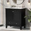Meuble-lavabo multifonctionnel 30 po avec lavabo 30 po
