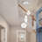 3 - Light Glass Cluster Pendant Light With Bulbs Included