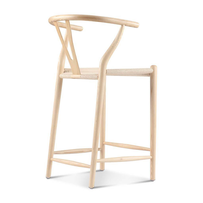 Tabouret de comptoir en frêne naturel