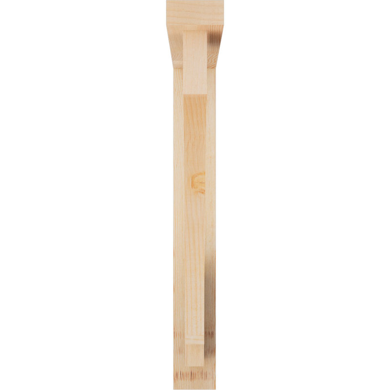 Support de bloc impérial avec entretoise décalée, 28 po x 28 po, Sapin Douglas de l 3 1/2 (lisse)