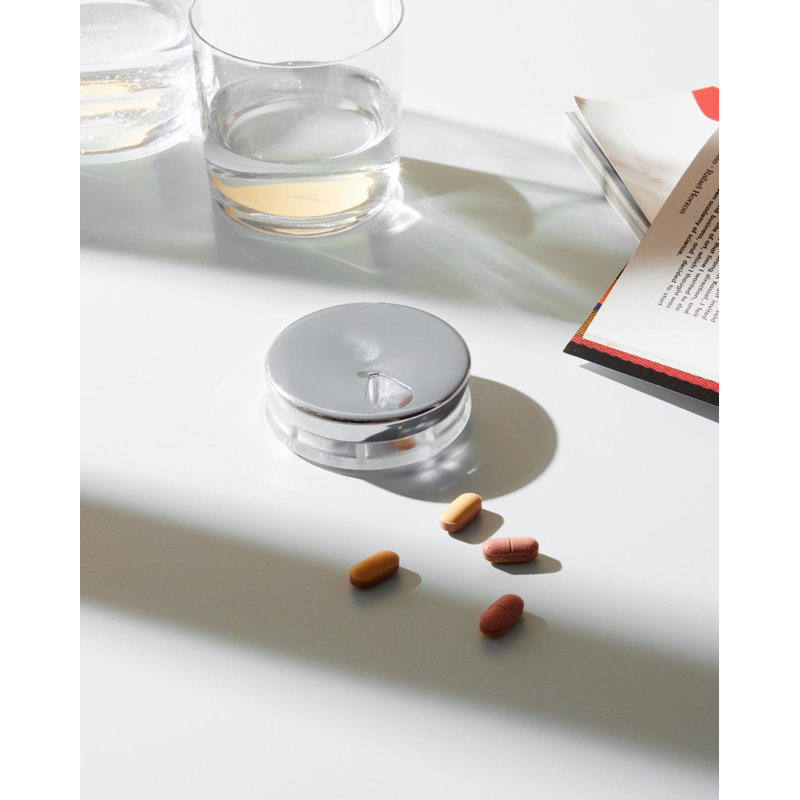 YoYo Pill Box, Silver