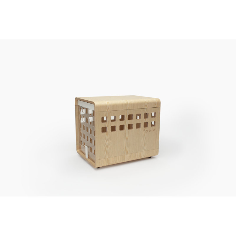 Fable Pet Crate, Large (34.4" H x 29.5" W x 42" D), Signature Ash