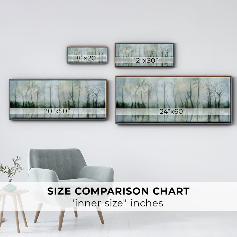 Mirrored Pond- Framed Canvas