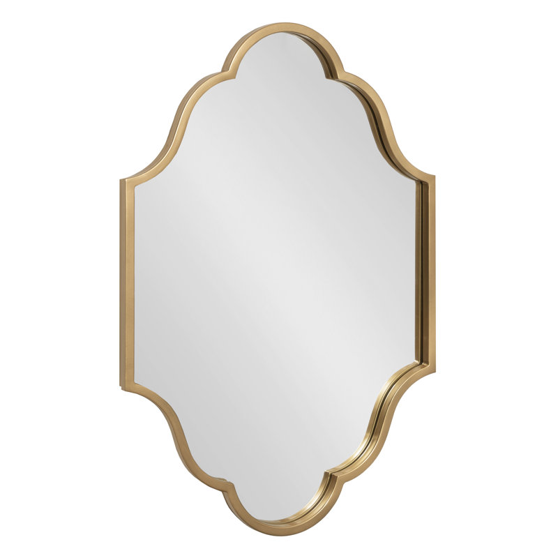 Miroir d'appoint Passabe Glam, Doré, 20 po x 30 po