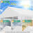 12x20 FT Heavy Duty Car Canopy Garage with Roll-Up Ventilation Windows-104346119