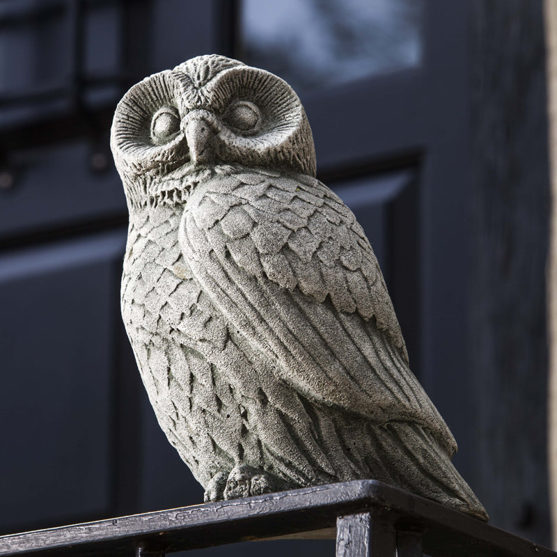 Night Owl Statue, Alpine Stone