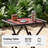 Zero Gravity Chairs With Table, Folding Recliner Outdoor Lounge Chairs With Headrest and Cup Holder (Set of 3)-1482443949