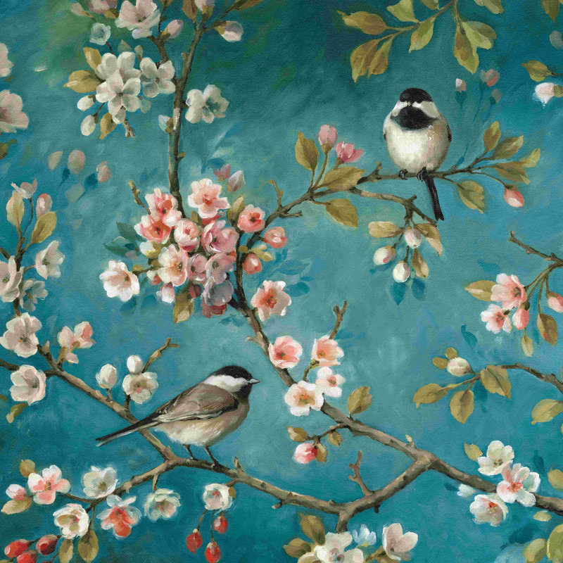 «Blossom I» par Lisa Audit - impression sur toile tendue, L 12 po x H 12 po