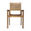 Chaise de salle à manger d'extérieur, teck 63223,00 KD