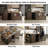70.8'' Kitchen Island With Storage Drawer Cabinet Open-Sided Shelves Wine Rack, Kitchen Cabinet With Seating Area-541581915