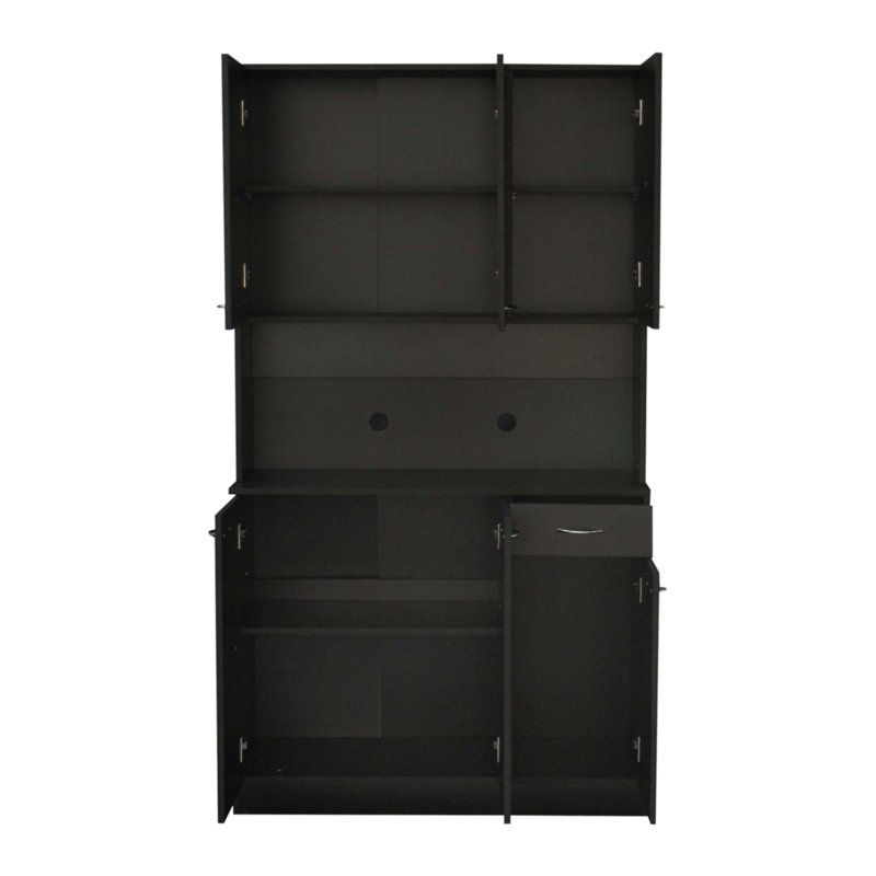 Armoire haute 70,87 ", Noir