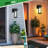 11 In. Outdoor Wall Sconce 1-Light Wall Lantern Scone 1-Pack Exterior Wall Light-1821966708