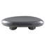 Table basse ronde grise ultrabrillante