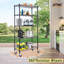 Becka Adjustable Heavy Duty Steel Wire Shelving Unit With Shelf Liners And Wheels By Efine-103521012