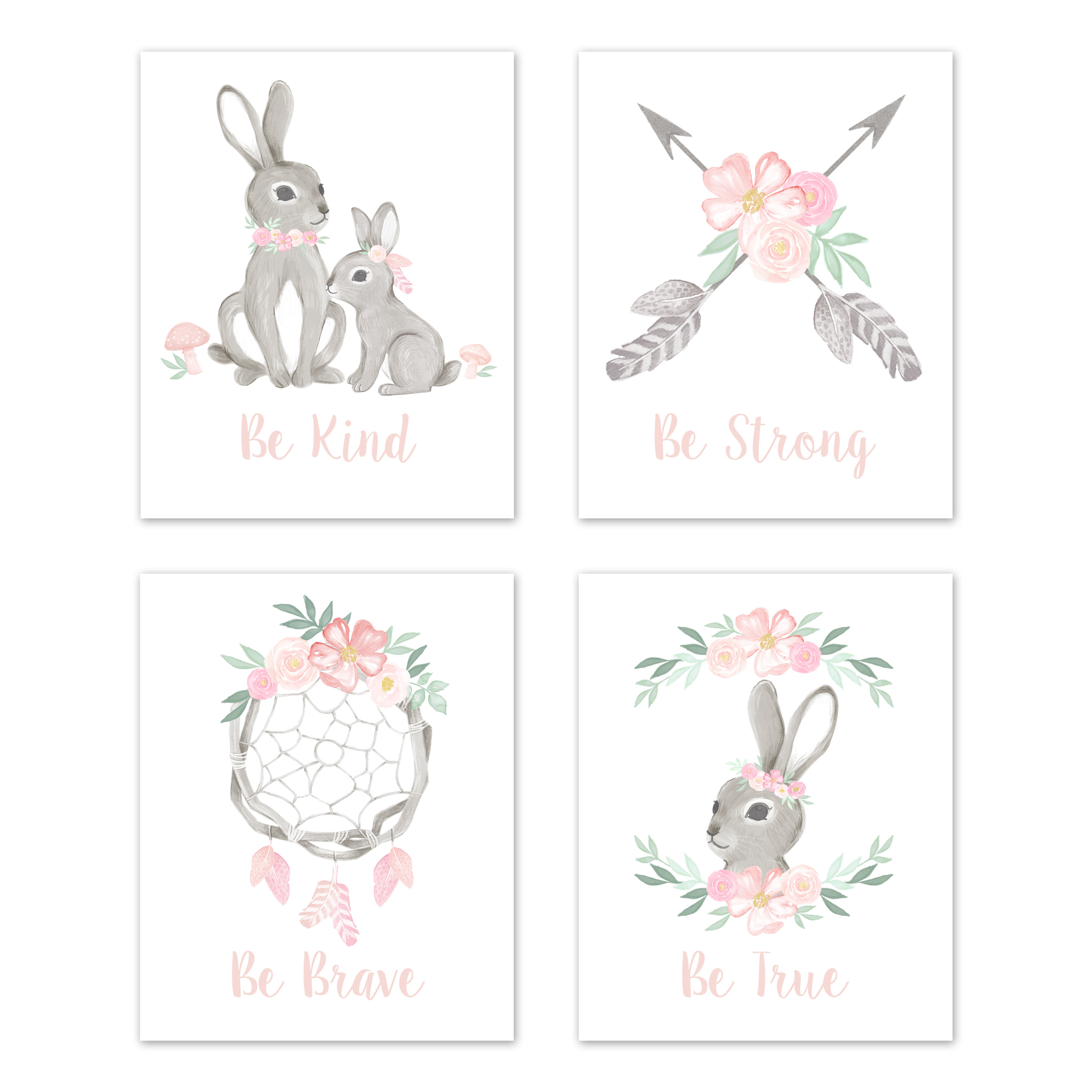 Easter Bunny Paper Picture Frames - 12 Pc.