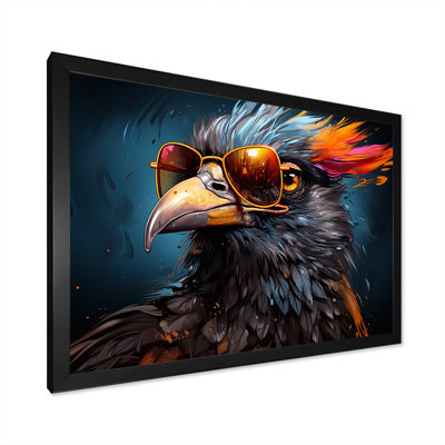 Cool Bird Abstract Aviators sur toile