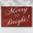 Red Merry and Bright-Gallery Wrapped Canvas-506194766