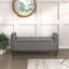 Banc de rangement rembourré Mid-Century-795059828