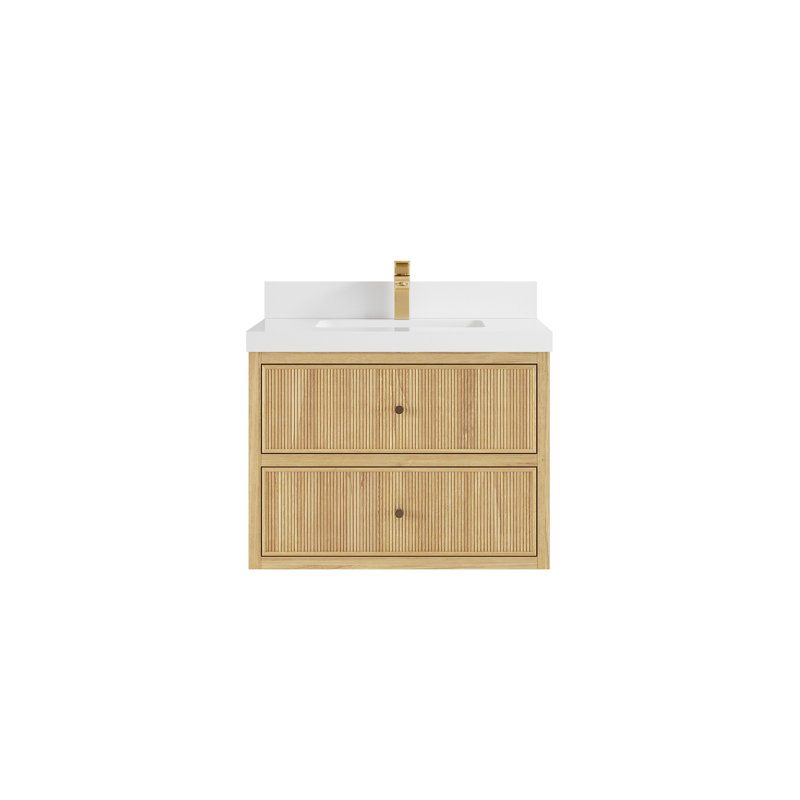 Ensemble de meuble-lavabo simple 30 po Sonoma, Blanc