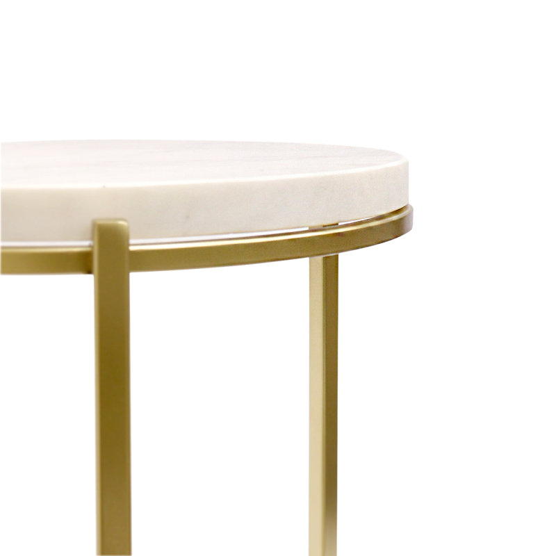 Beacon Marble Top End Table