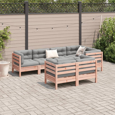 63.5cm Wide Patio Sofa with Cushions
