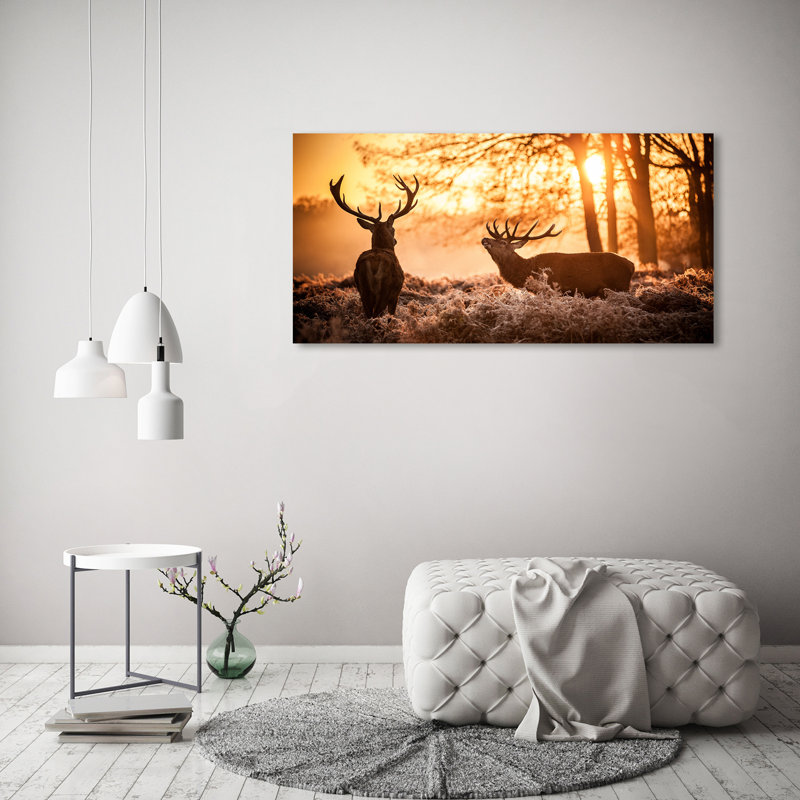 Deer East - Wrapped Canvas Print
