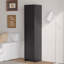 Armoire de rangement étroite de 70,87 po de hauteur avec 3 tablettes réglables pour le salon / cuisine / buanderie / chambre à coucher-1669072126