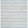 Emek Hand Woven Flat Weave Wool/Cotton Striped Rug in Blue/Ivory