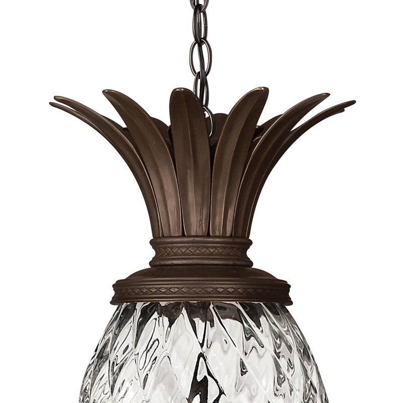 Plantation 4 Light Outdoor Hanging Lantern, Bronze