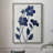Indigo Bloom II Framed Print - Solid Wood-1018692712