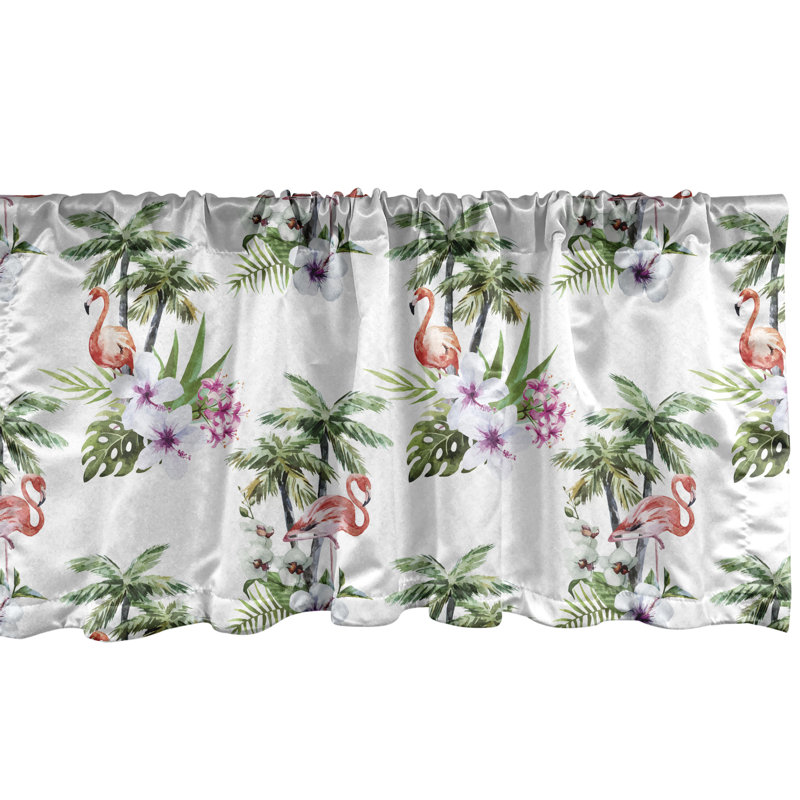 Ensemble de 2 cantonnières Ambesonne Fleur de Lis 54 po x 18 po
