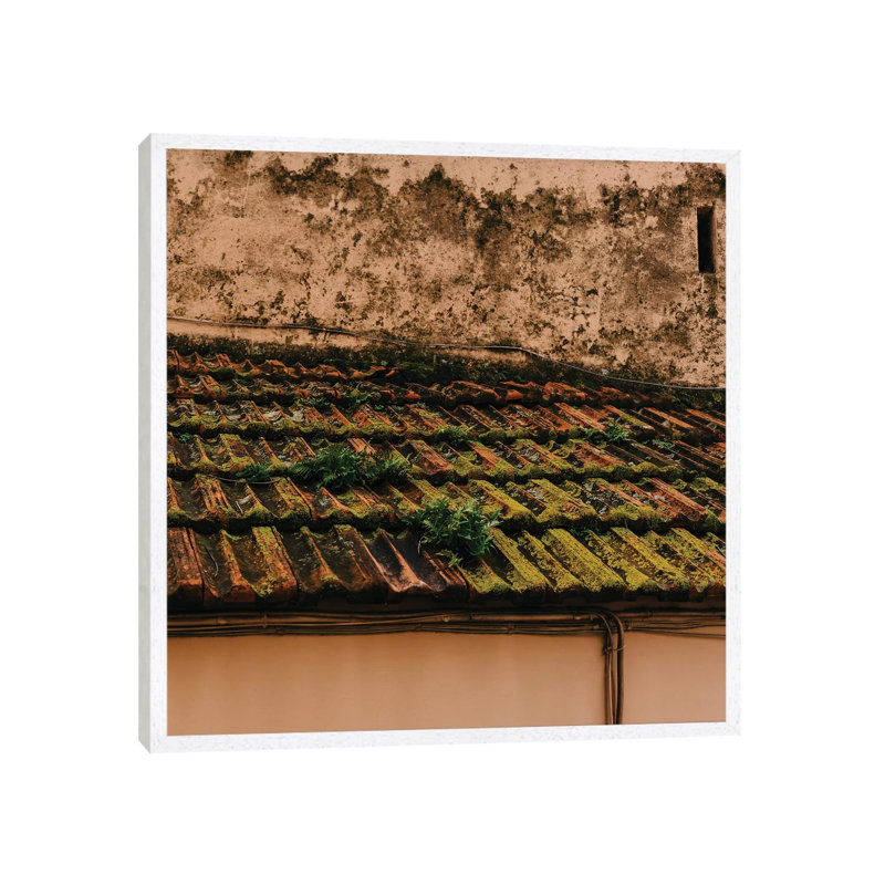Positano VI by Bethany Young - Print on Canvas, White Framed, 66.04cm H x 66.04cm W x 3.81cm D