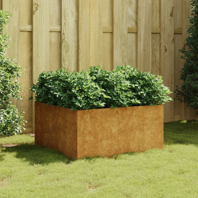 Ahtziri Metal Pot Planter, 40cm H x 80cm W x 80cm D