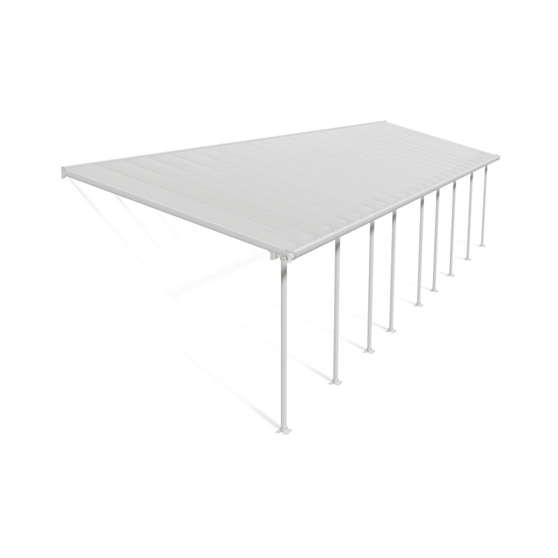 Palram Feria Patio Awning, 260cm H x 294cm W x 1340cm D, White