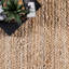Buse Solid Colour Jute / Sisal Hand Woven Area Rug-1984467931