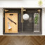 Évier de cuisine à quartz 33 L-98291428