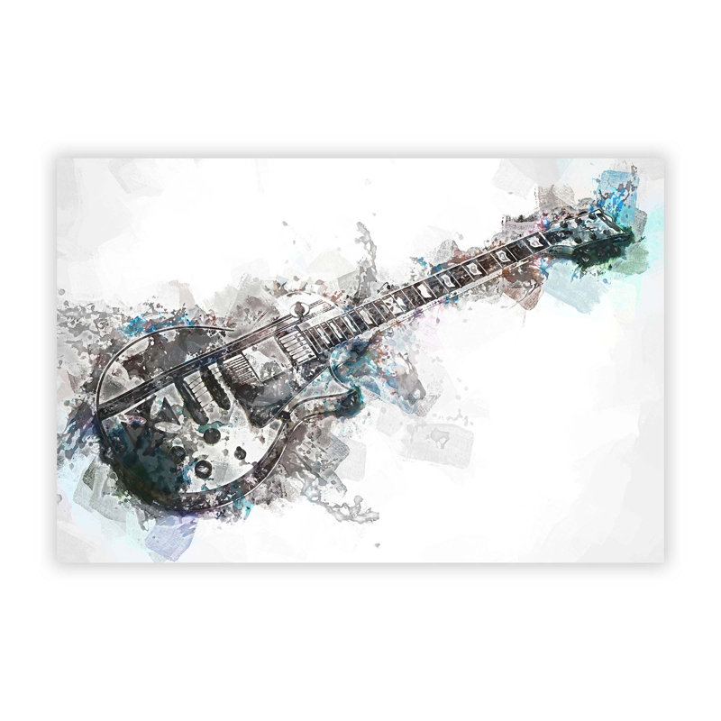 An Electric Guitar - Frameless Print, 29.7 cm H x 42 cm W