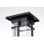 Nikole 6.5 Inch Outdoor Post Light in Black