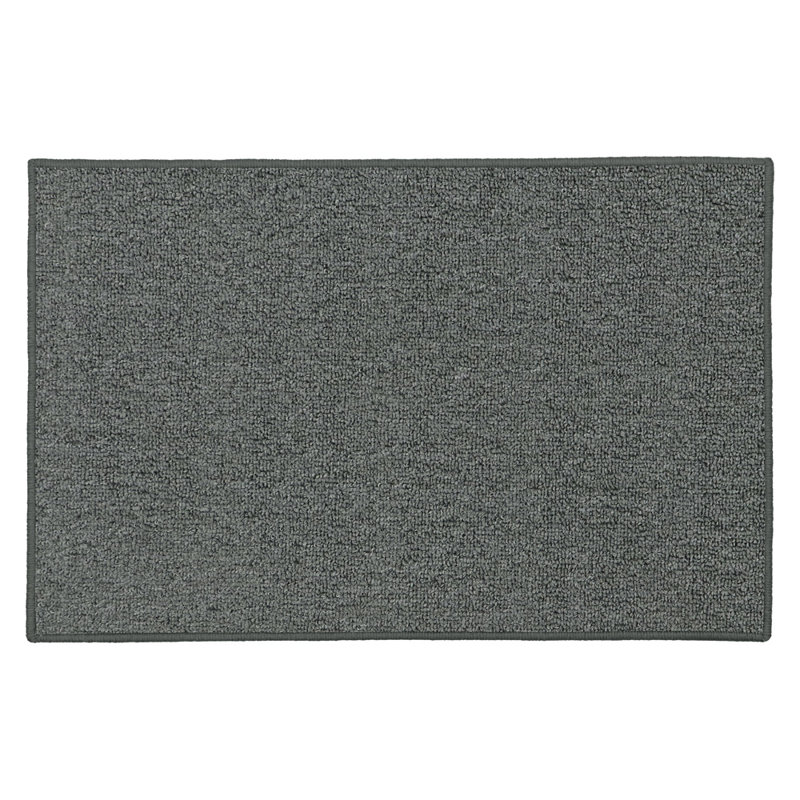 Non-Slip Indoor Doormat, Grey, Rectangle W50 x L80 cm