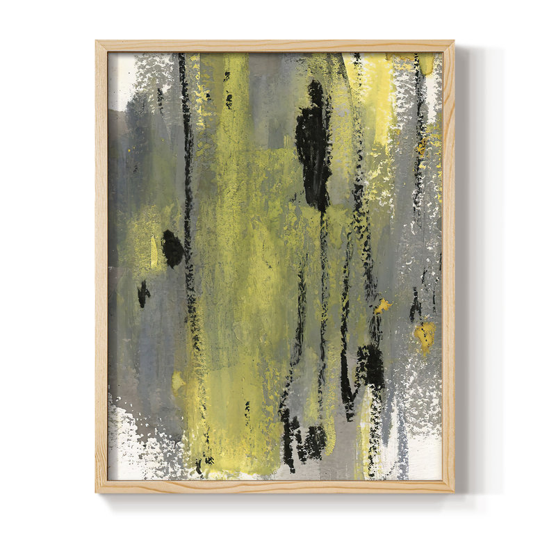 Reproduction encadrée LoftPastelII - bois massif, H 11 po x l 9 po