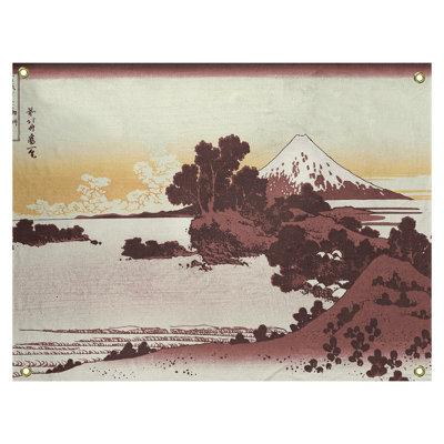 Tapisserie murale de la plage de Sagami à shichiri