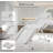 Professional Massage Facial Adjustable Table Chair Salon Bed - White