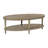 Oval Coffee Table With Shelf