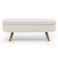Banc de rangement rembourré 2 places, banc de hall d'entrée et banc de chambre Maly-109423243