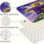 Ensemble de 2 tapis de cuisine «He is Risen Cross & Doves»-803086557
