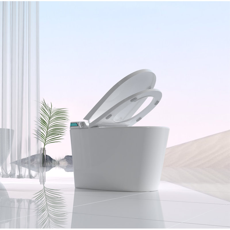 Smart Toilet With Instant Warm Water Sprayer And Dryer