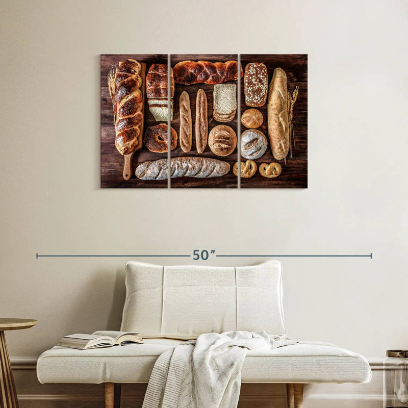 Yarlin Baked Breads For Breakfast, 32" H x 50" W
